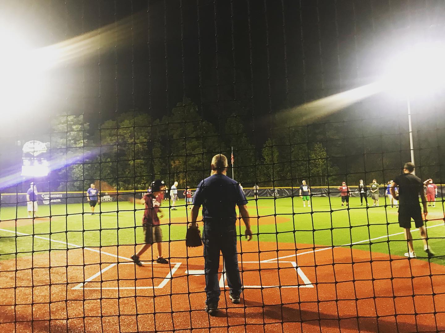My first night helping out Baseballtown Charities in 2019.